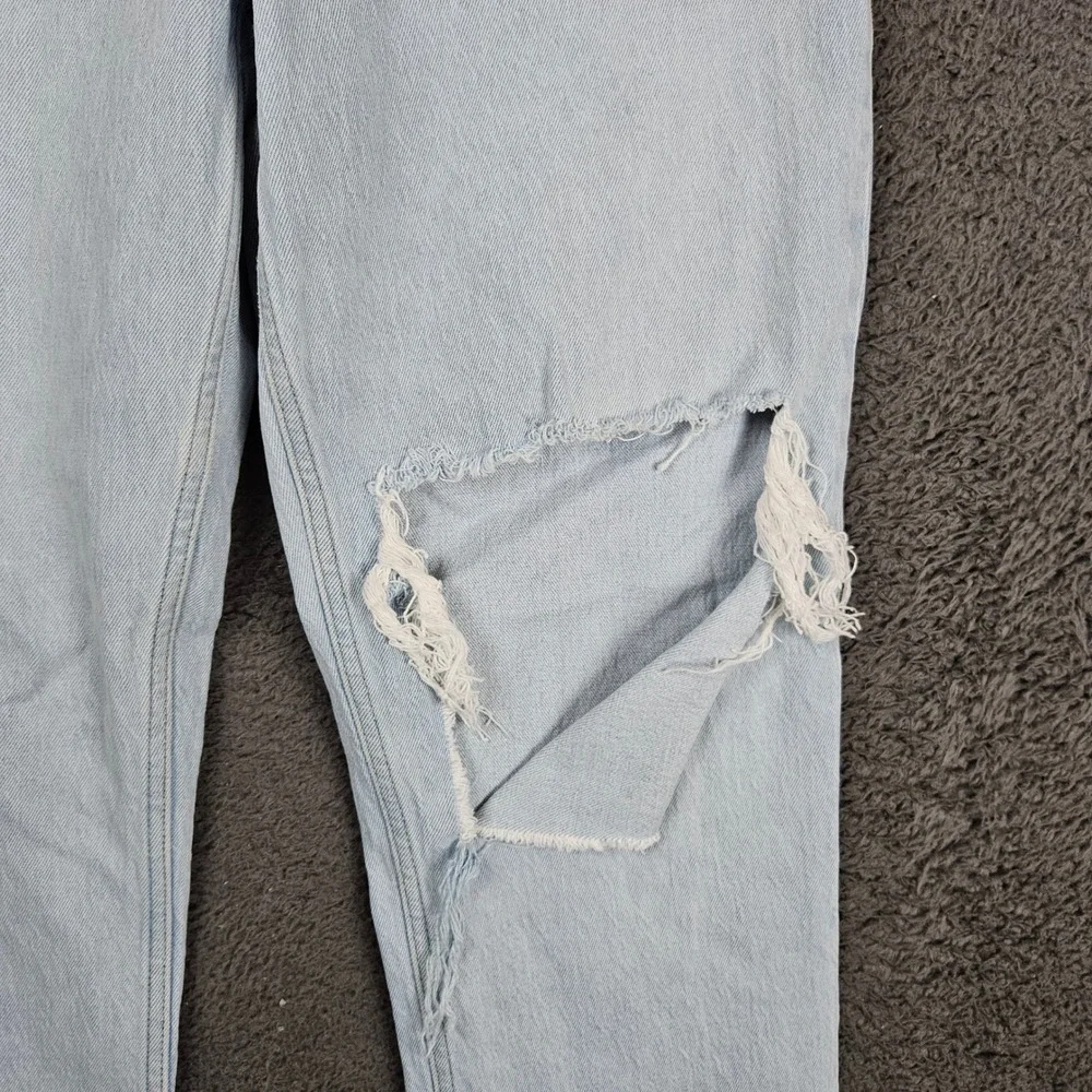Abercrombie‎ & Fitch Curve Love 90s Straight Ultra High Rise Jeans 28 6R